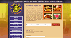 Desktop Screenshot of mexicaligrill.com